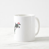 Funny Orca Killer Whale Santa Hat Zee en Koffiemok (Voorkant rechts)