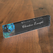 Funny orcas naambordje (Zijkant)