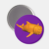 Funny Orcinus orca Magneet (Voorkant / Achterkant)