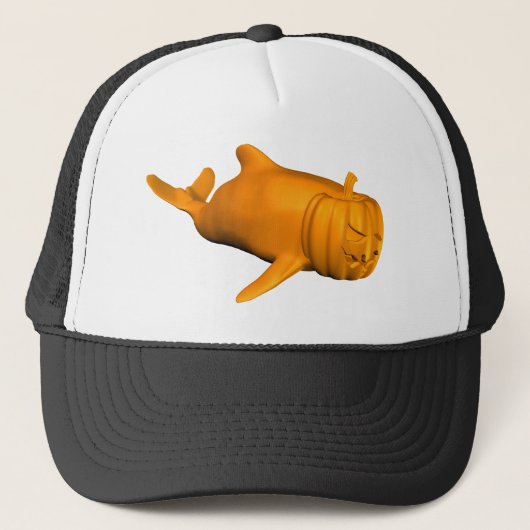 Funny Orcinus orca Trucker Pet (Voorkant)