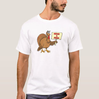 Funny Order A Pizza Thanksgiving Turkije T-shirt