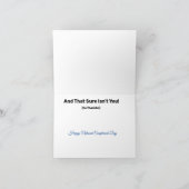 Funny Ordinary Compliment Wenskaart of niet! Kaart (Binnen)