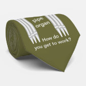 Funny organ stropdas (Opgerold)