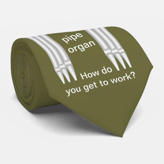 Funny organ stropdas (Opgerold)