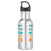 Funny Organ Transplant Gift Waterfles (Achterkant)
