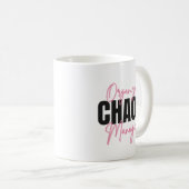 Funny Organized Chaos Manager Mug  Koffiemok (Voorkant rechts)