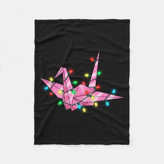Funny Origami Christmas Graphics Lights Lover  Fleece Deken (Voorkant)
