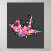 Funny Origami Christmas Graphics Lights Lover  Poster (Voorkant)
