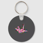 Funny Origami Christmas Graphics Lights Lover  Sleutelhanger (Voorkant)