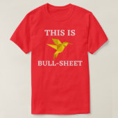 Funny Origami Dit is BullSheet T T-shirt (Design voorkant)