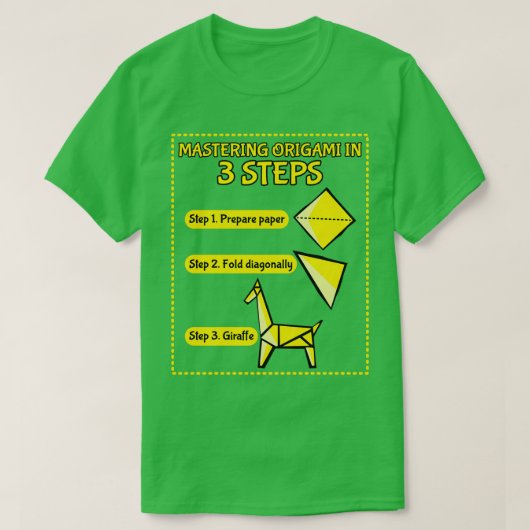 Funny Origami T-shirt (Design voorkant)