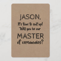 Funny Original Master of Ceremonies