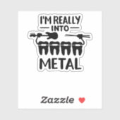 Funny Orthodontist ik ben echt in Metal Sticker (Vel)