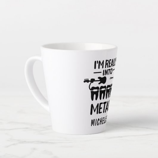 Funny Orthodontist Persoonlijke Professionele Naam Latte Mok (Linkerhoek)