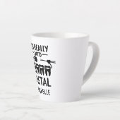 Funny Orthodontist Persoonlijke Professionele Naam Latte Mok (Rechterhoek)