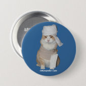 Funny Orthopedic Cat Ronde Button 7,6 Cm (Voorkant /achterkant)