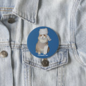 Funny Orthopedic Cat Ronde Button 7,6 Cm (In situ)
