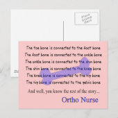 Funny Orthopedic Nurse Gifts Briefkaart (Voorkant / Achterkant)