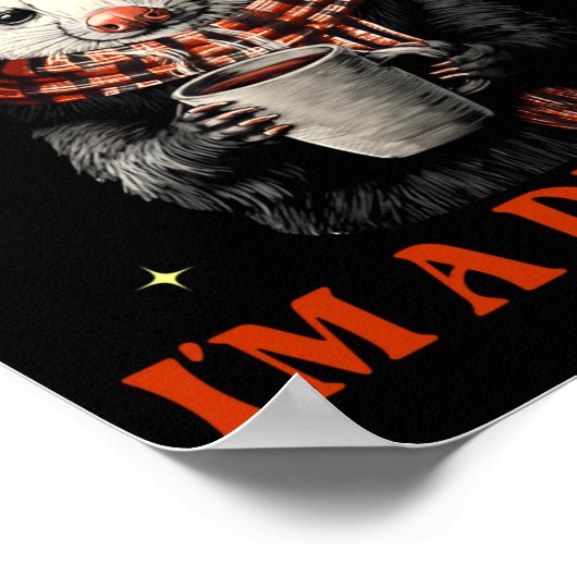 Funny Ossums First Of All I'm A Delight Merry Chri Poster (Hoek)