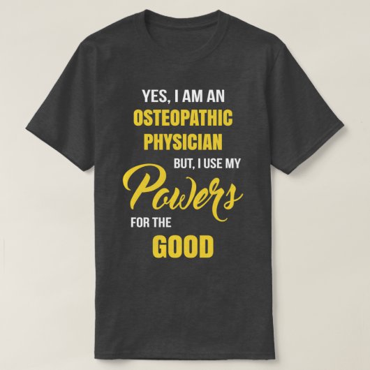 Funny Osteopathic Physician 1 T-shirt (Design voorkant)