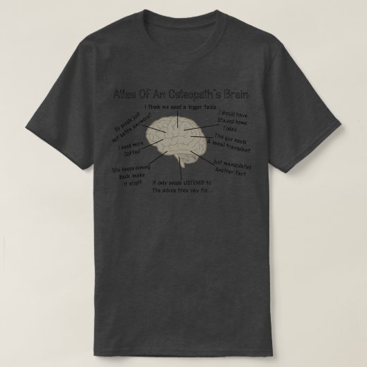 Funny Osteopathic Physician Gifts T-shirt (Design voorkant)