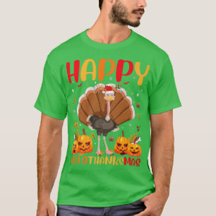 Funny Ostrich Bird Lover Happy Ostrich Hello Thank T-shirt