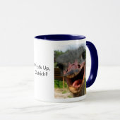 Funny Ostrich Bird Photo What's Up Mok (Voorkant rechts)