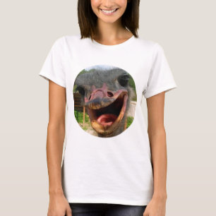 Funny Ostrich Bird Photo What's Up T-shirt