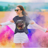 Funny Ostrich Bird Photo What's Up Women's Dark T-shirt