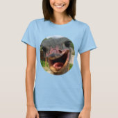 Funny Ostrich Bird Photo What's Up Women's T-shirt (Voorkant)