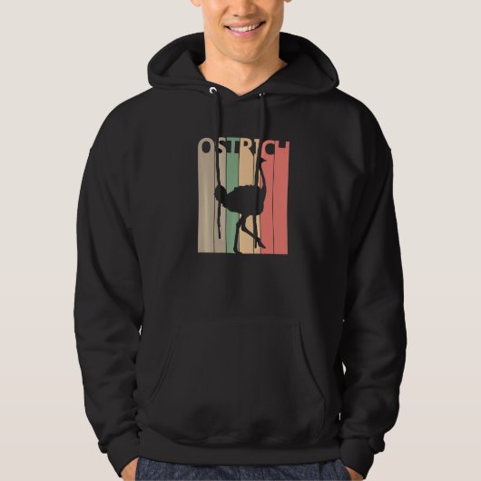Funny Ostrich Costume Hoodie (Voorkant)