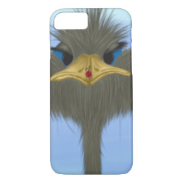 Funny Ostrich George en Cute Ladybug Case-Mate iPhone Case