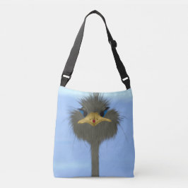 Funny Ostrich George en Cute Ladybug Crossbody Tas