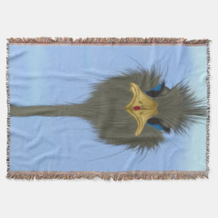 Funny Ostrich George en Cute Ladybug Deken