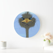 Funny Ostrich George en Cute Ladybug Grote Klok (Huis)