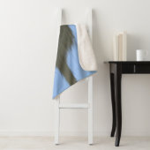 Funny Ostrich George en Cute Ladybug Sherpa Deken (In situ)