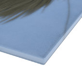 Funny Ostrich George en Cute Ladybug Snijplank (Hoek)