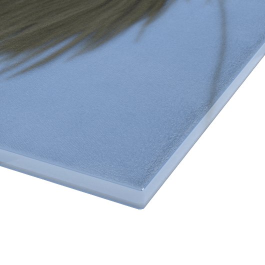 Funny Ostrich George en Cute Ladybug Snijplank (Hoek)