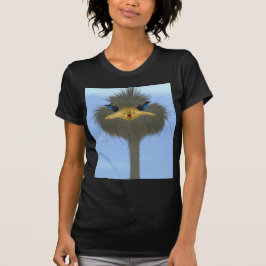 Funny Ostrich George en Cute Ladybug T-shirt