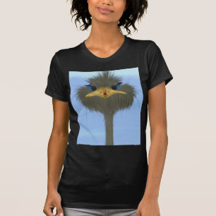 Funny Ostrich George en Cute Ladybug T-shirt