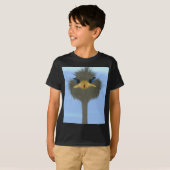 Funny Ostrich George en Cute Ladybug T-shirt (Voorkant volledig)