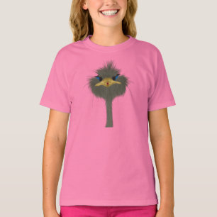 Funny Ostrich George en Cute Ladybug T-shirt