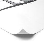 Funny Ostrich Penguin Kiwi die Show van kippen afv Poster (Hoek)