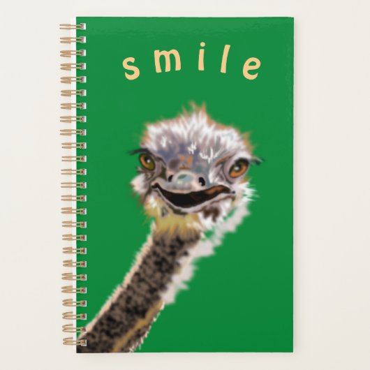 Funny Ostrich Planner (Voorkant)