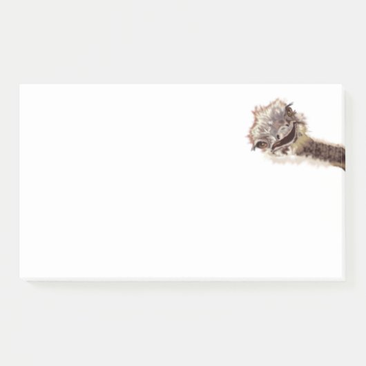 Funny Ostrich Post-it® notes (Voorkant)