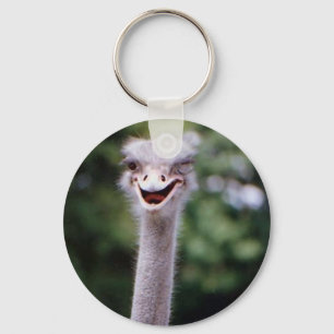 Funny Ostrich Sleutelhanger
