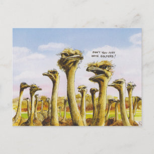 Funny Ostridge Briefkaart