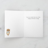 Funny Otter Animal Pun Vaderdag Kaart (Binnen)