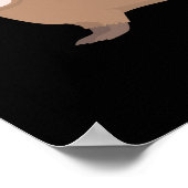 Funny Otter Cartoon Vertrouwd met Dam Beaver Poster (Hoek)