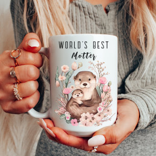 Funny Otter Moederdag cadeau voor Dierenvrienden Koffiemok